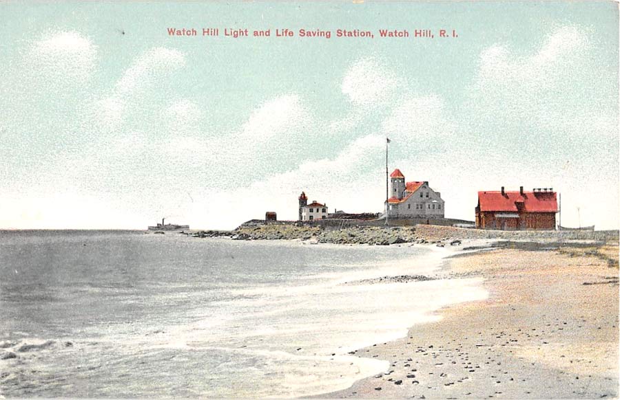 Watch Hill Lighthouse Postcard