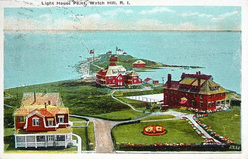 Watch Hill Lighthouse Postcard