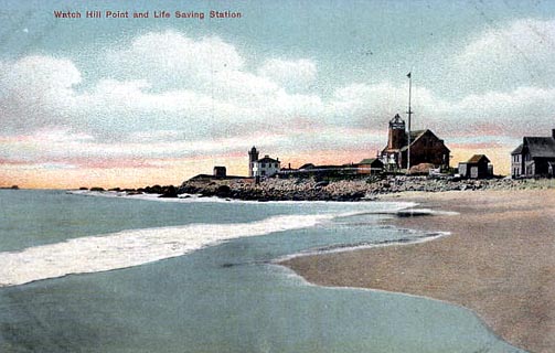 Watch Hill Lighthouse Postcard