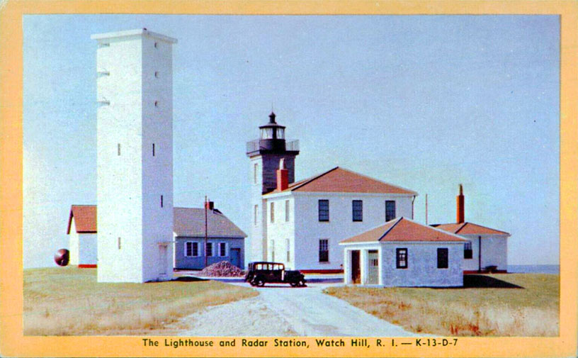 Watch Hill Lighthouse Postcard