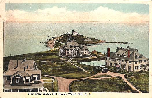 Watch Hill Lighthouse Postcard