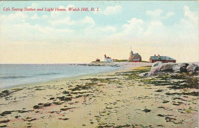 Watch Hill Lighthouse Postcard