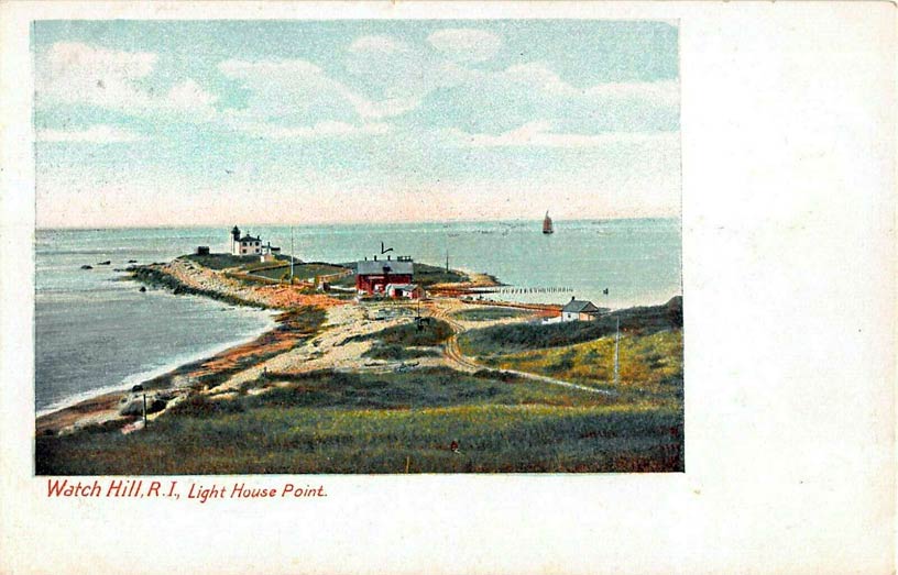 Watch Hill Lighthouse Postcard