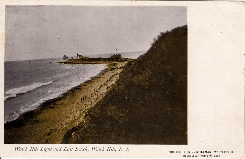 Watch Hill Lighthouse Postcard