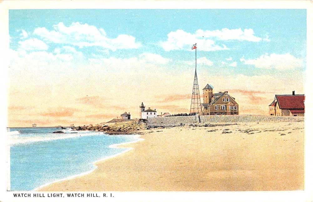 Watch Hill Lighthouse Postcard