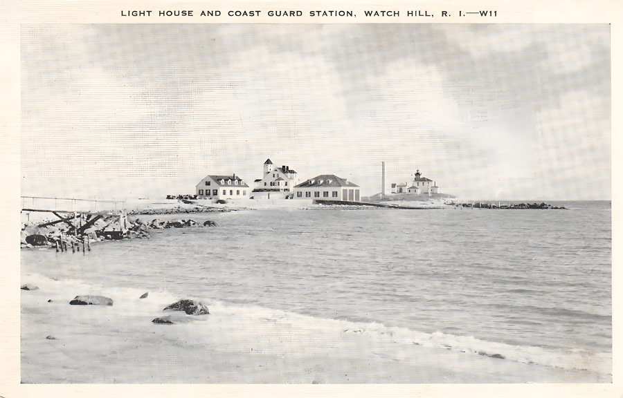 Watch Hill Lighthouse Postcard