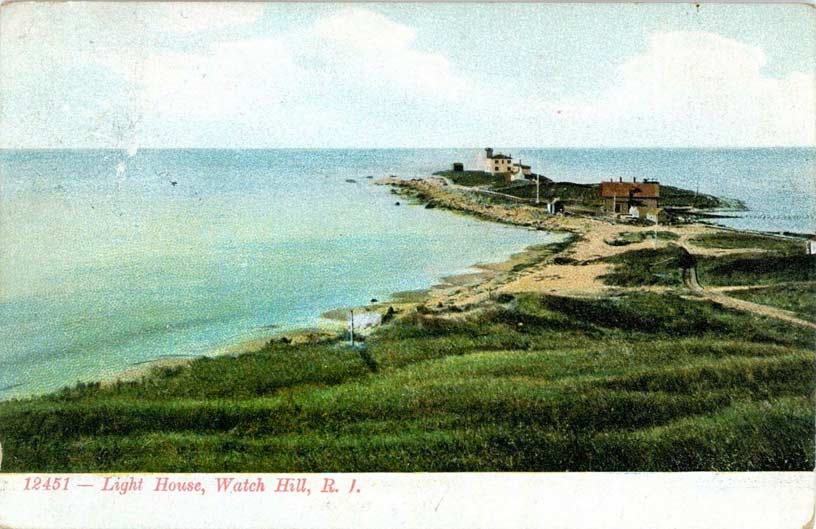 Watch Hill Lighthouse Postcard