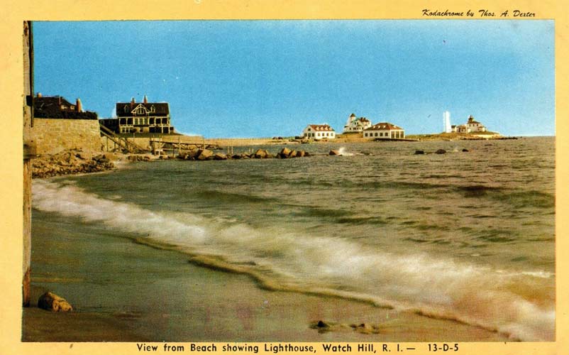 Watch Hill Lighthouse Postcard