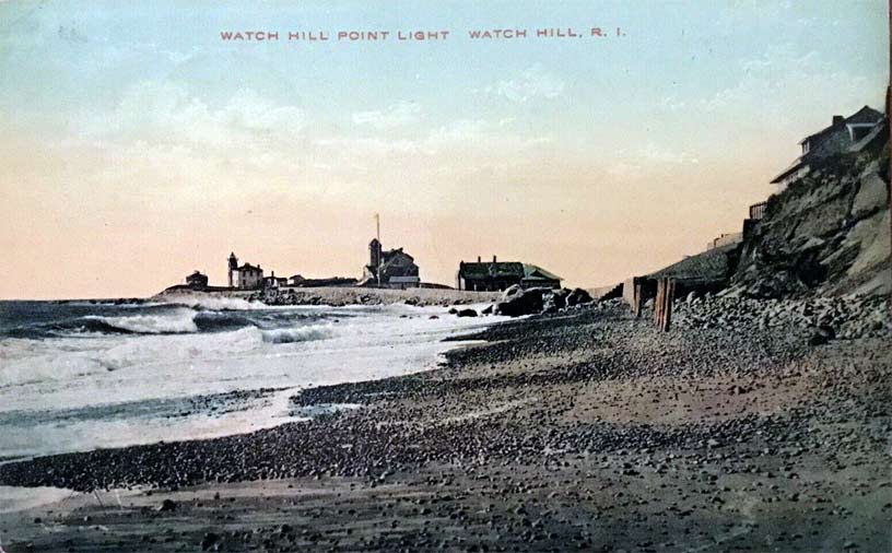 Watch Hill Lighthouse Postcard