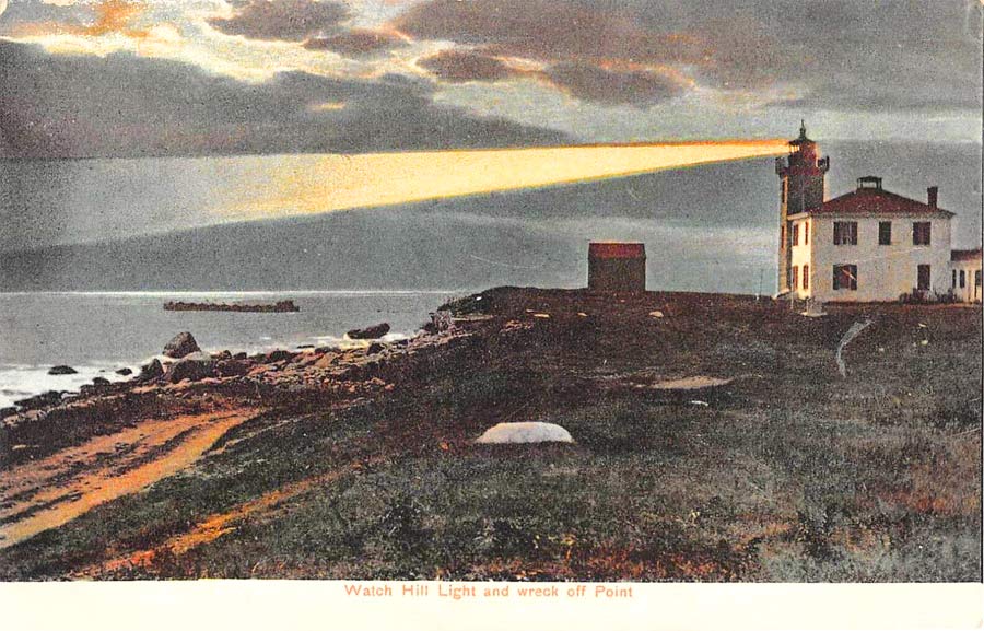 Watch Hill Lighthouse Postcard