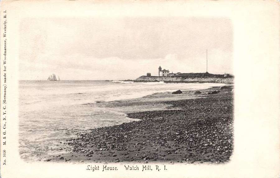 Watch Hill Lighthouse Postcard