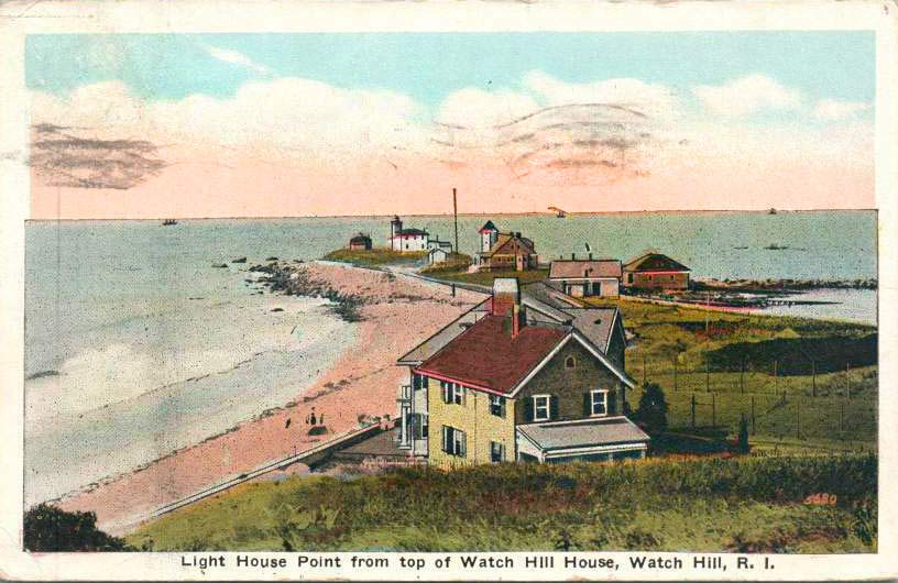 Watch Hill Lighthouse Postcard