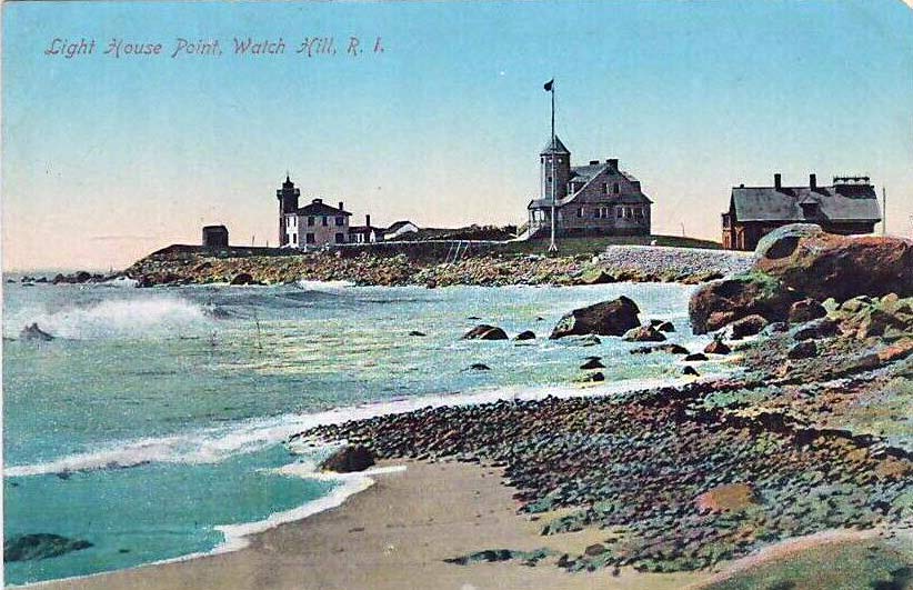 Watch Hill Lighthouse Postcard