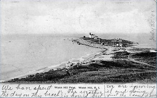 Watch Hill Lighthouse Postcard