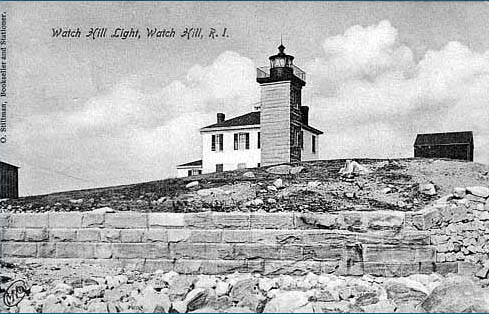 Watch Hill Lighthouse Postcard