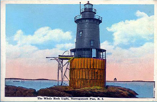 Whale Rock Lighthouse Postcard