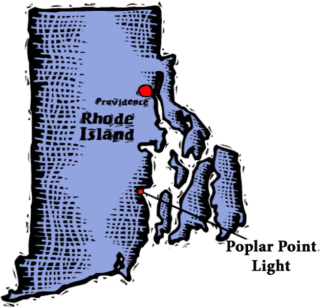 Location of Poplar Point Light