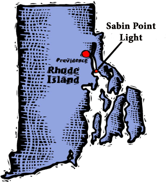 Location of Sabin Point Light