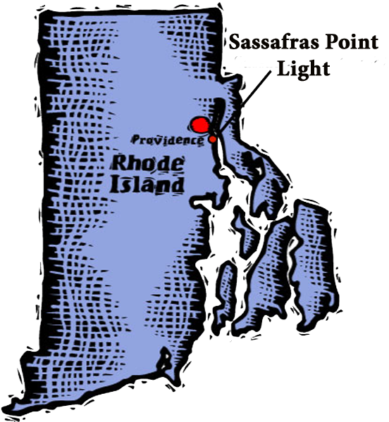 Location of Sassafras Point Light